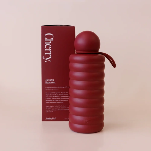 Fox & Fallow The Bubble Reusable Water Bottle - Cherry