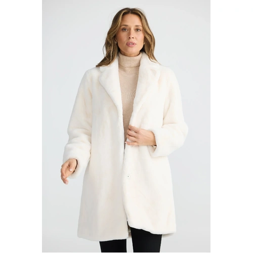 Brave+True Jungle Coat - Winter White [Size: Medium]