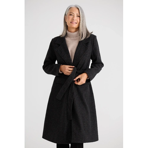 Brave + True Julianne Coat - Charcoal