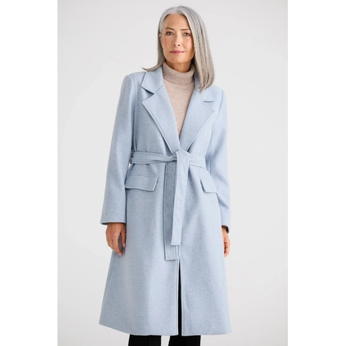 Brave + True Julianne Coat - Steel Blue
