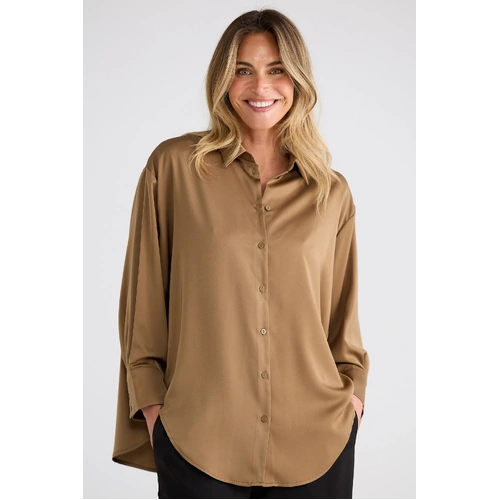 Brave + True Glenda Shirt - Khaki