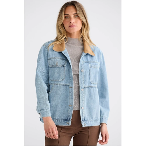 Brave + True Helene Denim Jacket - Vintage Mid Wash