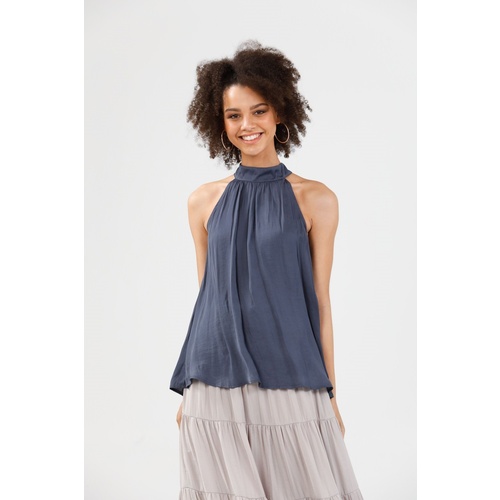 Brave+True-Greta Top-Slate Silky