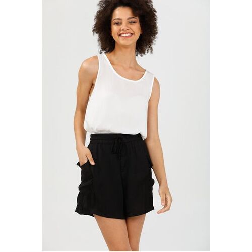 Brave+True-Totem Shorts-Black Silky
