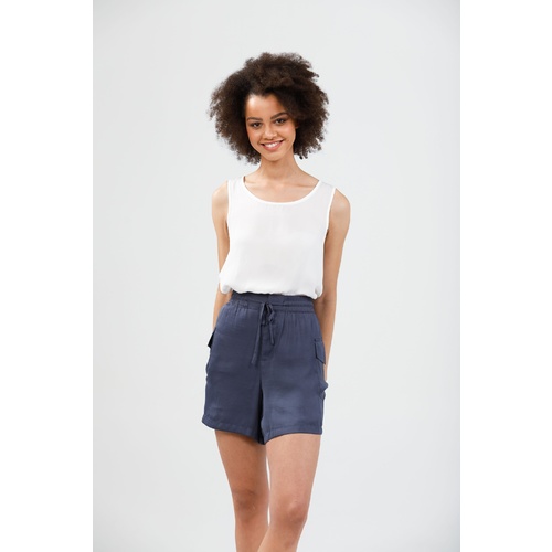 Brave+True-Totem Shorts-Slate Silky [Size: Medium]