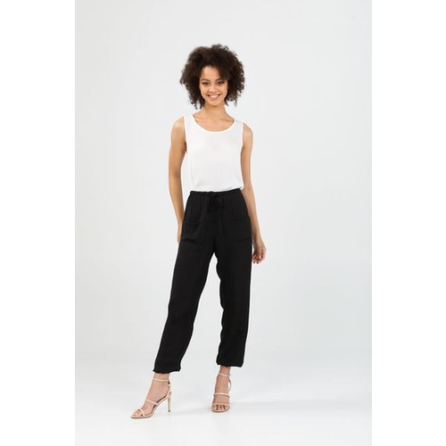 Brave+True-Cascade Pants-Black Silky [Size: Small]