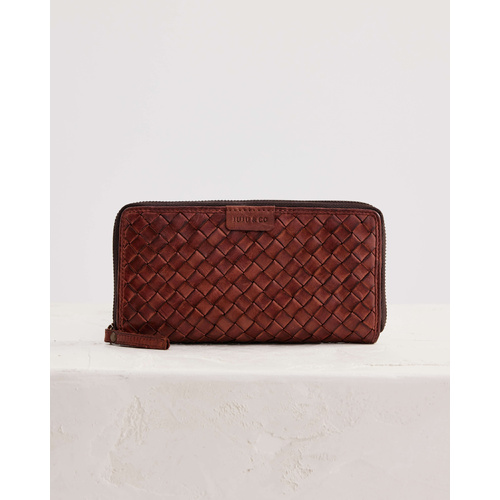 Juju & Co Large Basque Wallet - Amber