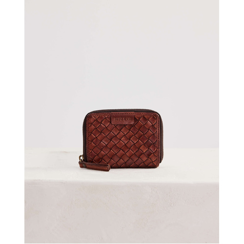 Juju & Co Small Basque Wallet - Amber
