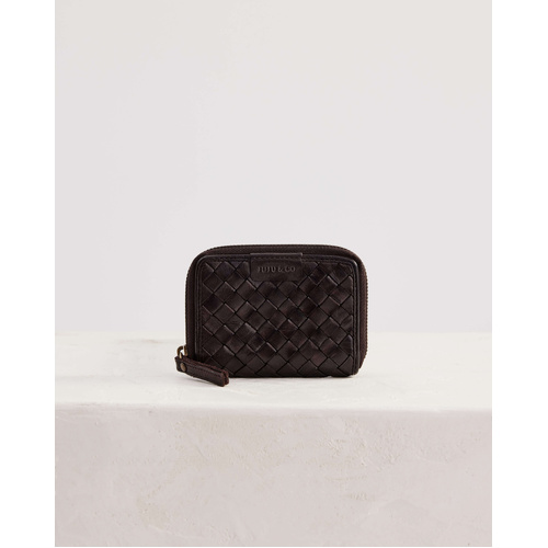 Juju & Co  Small Basque Wallet - Chocolate