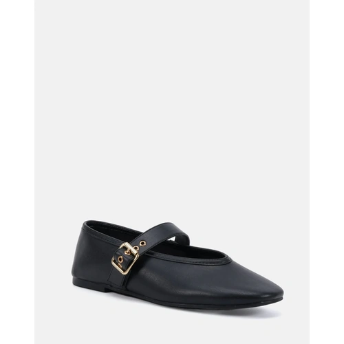 Novo Cade Ballet Flat - Black Smooth