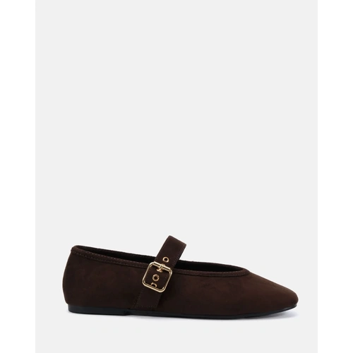 Novo Cade Ballet Flat - Espresso Suede