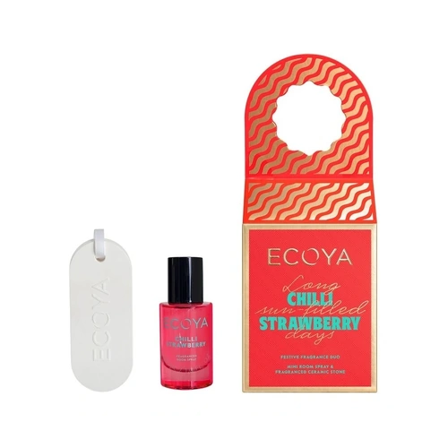 Ecoya Mini Duo Set Holiday Collection - Chilli Strawberry
