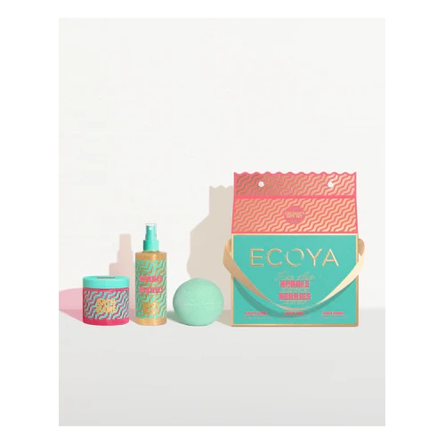 Ecoya Mini Childrens Gift Set Holiday Collection - Bubble Berries