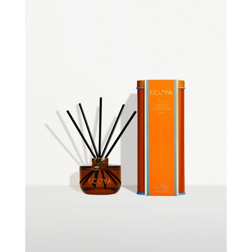 Ecoya Spiced Clementine Mini Reed Diffuser - 50ml