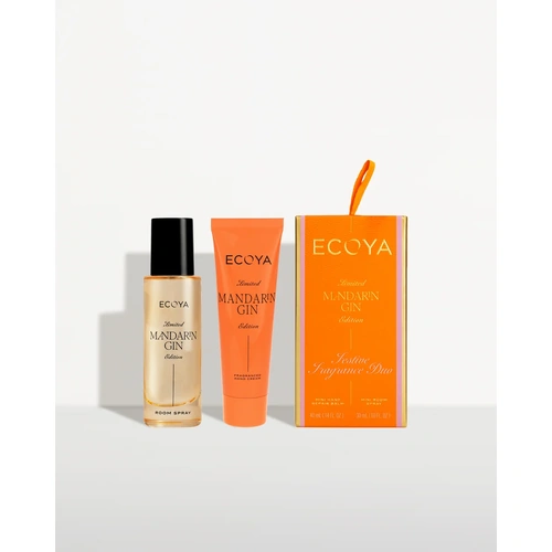 Ecoya Mandarin Gin Festive Fragrance Duo