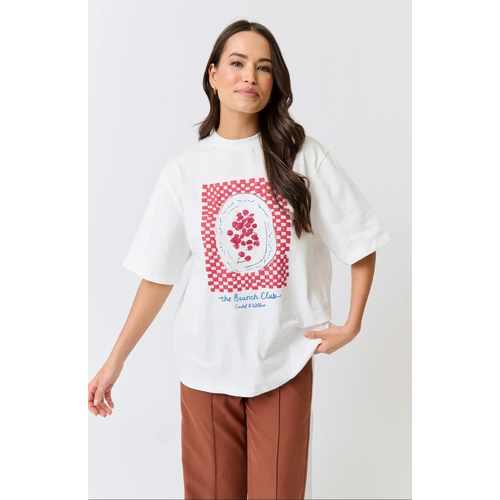 Cartel & Willow Jeana Tee Cherry Graphic [Size: Large]