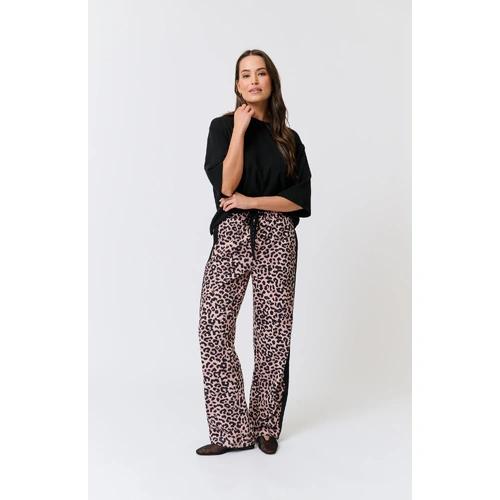 cartel & Willow Adeline Pant - Neutral Leopard