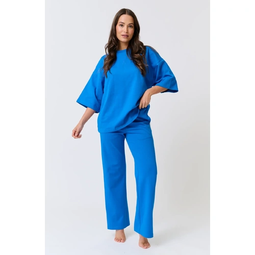 Cartel & Willow Sage Tee - Cobalt