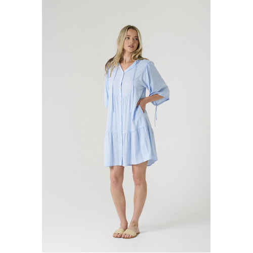 HQ Dress with Sleeve - Light Blue