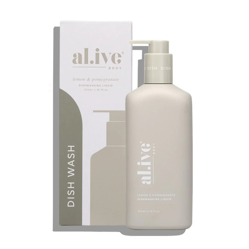 Al.ive Body Dishwashing Liquid 300ml - Lemon & Pomegranate
