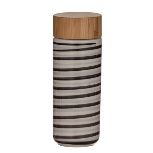 Leaf & Bean-Roma Double Wall Flask Bamboo Lid