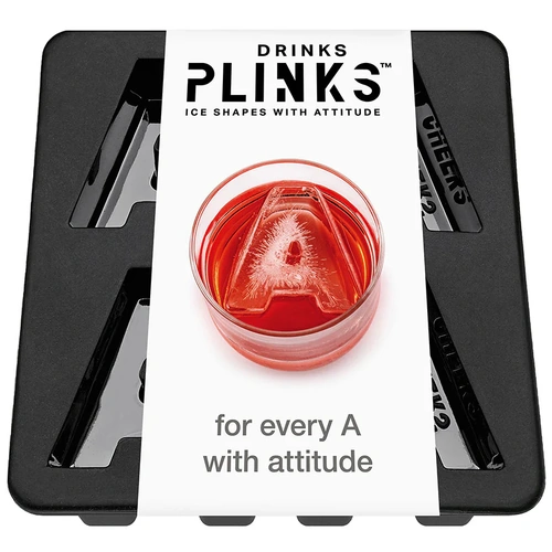 Drinks Plinks Letter A Ice Cube Mold Shapes