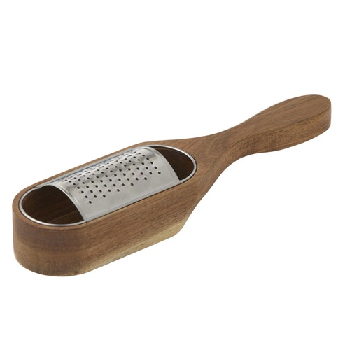 Davis & Waddell Acacia Wood Hand Held Grater with Holder