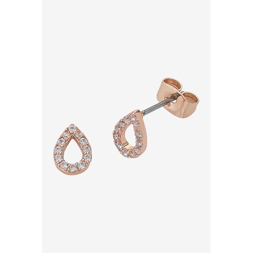 Liberte Petite Diamond Earrings - Rose Gold