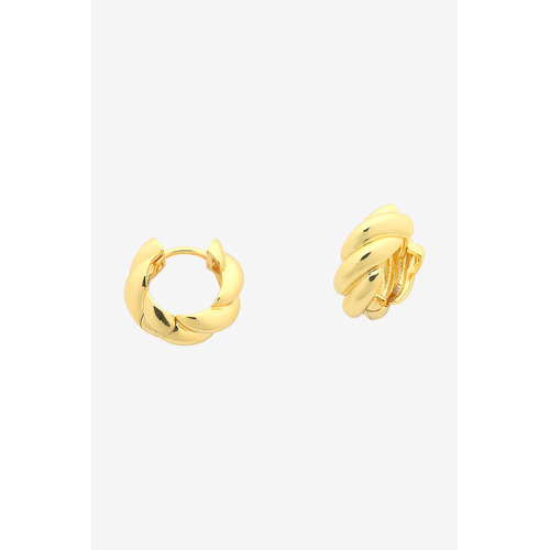 Liberte Halo Huggie Earrings - Gold