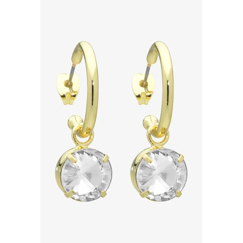 Liberte Sara Earrings - Gold Clear