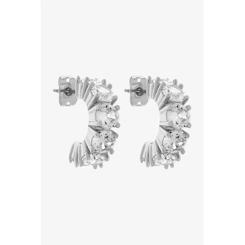 Liberte Vittoria CZ Earrings - Silver