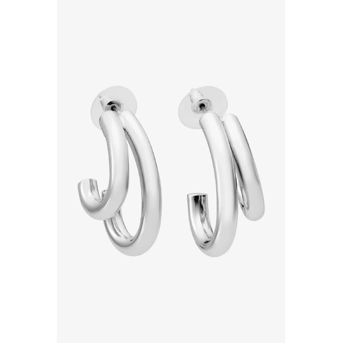 Liberte Neve Double Hoop Earring - Silver