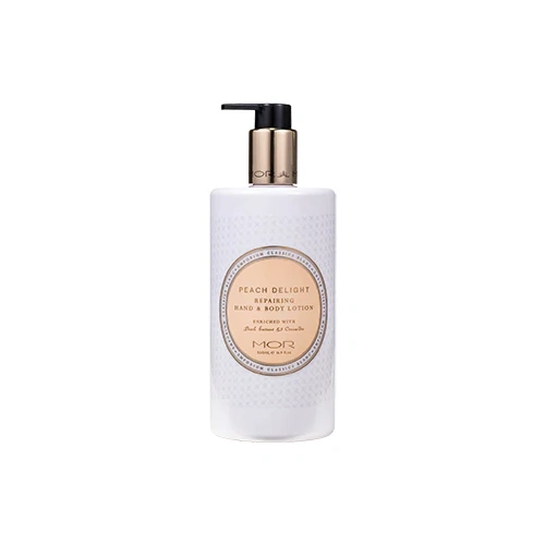 MOR Delight Repairing Hand & Body Lotion 500ml - Peach