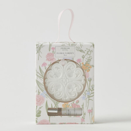 Pilbeam Living Floral Garden Scented Ceramic Disc - Rose