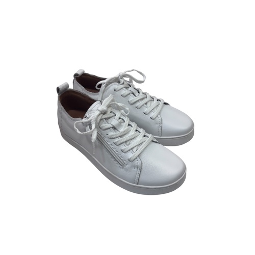 Alfie & Evie Elk Sneaker - White Leather [Size: 38]
