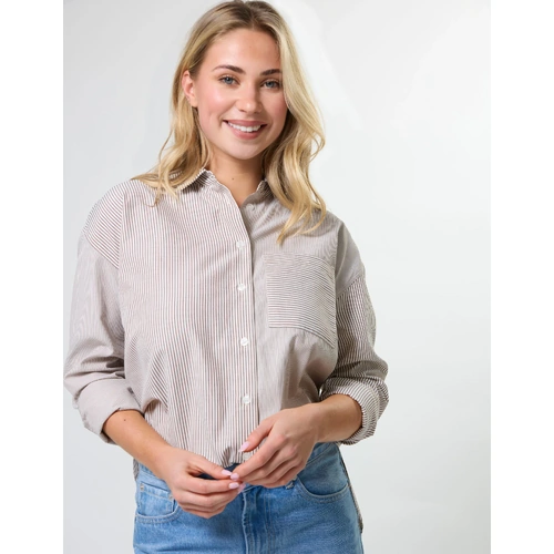 Stella + Gemma Essentials Shirt - Liquorice Stripe