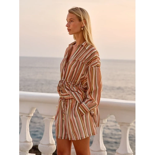 Fate + Becker Ottilie Short - Sandbar Stripe