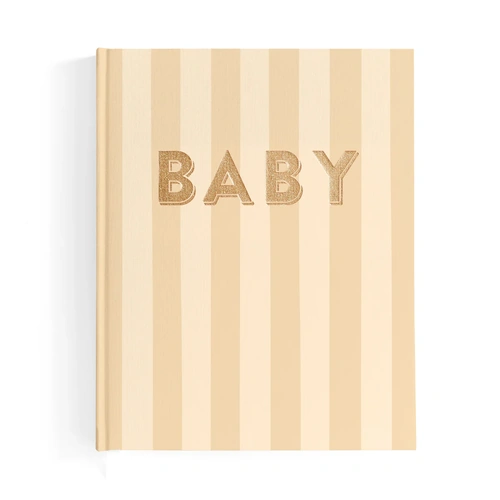 Fox & Fallow Baby Book - Coffee Stripe