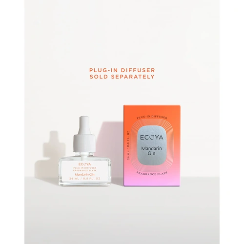 Ecoya Plug-In Diffuser Fragrance Flask - Mandarin Gin