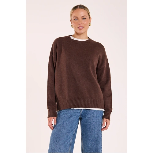 Feather + Noise Margot Knit - Chocolate