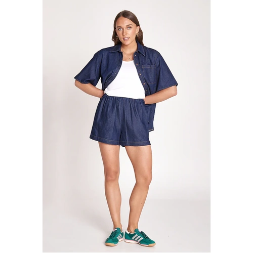 Feather + Noise Arlo Denim Short - Dark Blue