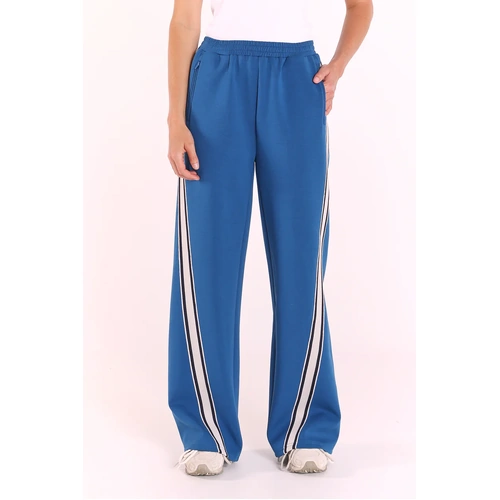 Feather + Noise Noah Wide Pant - Blue Twist