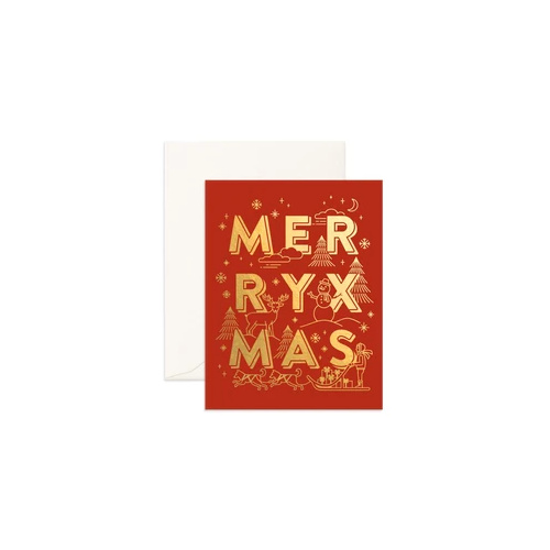 Fox & Fallow-Merry Xmas Card