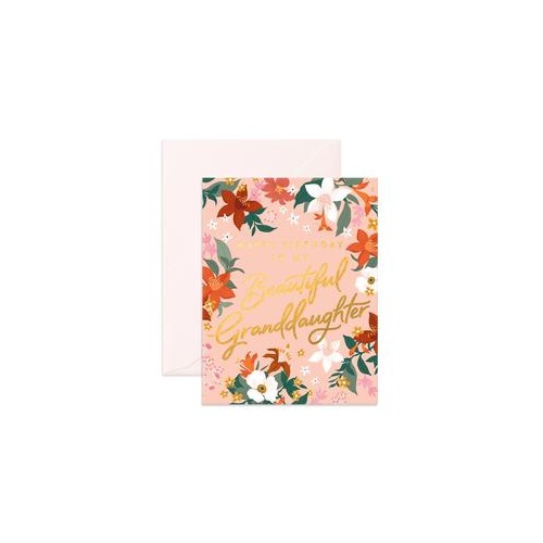 Fox & Fallow-Beautiful Granddaughter Card