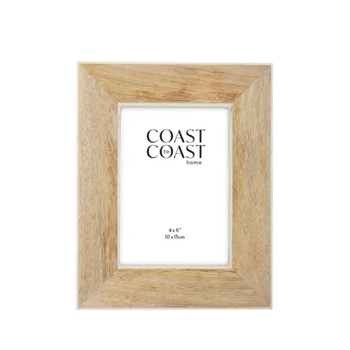 Coast to Coast Elliot Wood/Resin Natural Frame 4x6