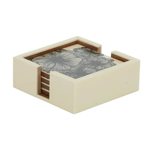 Coast to Coast Floret Set 4 Resin Coasters in Box 11.5cm