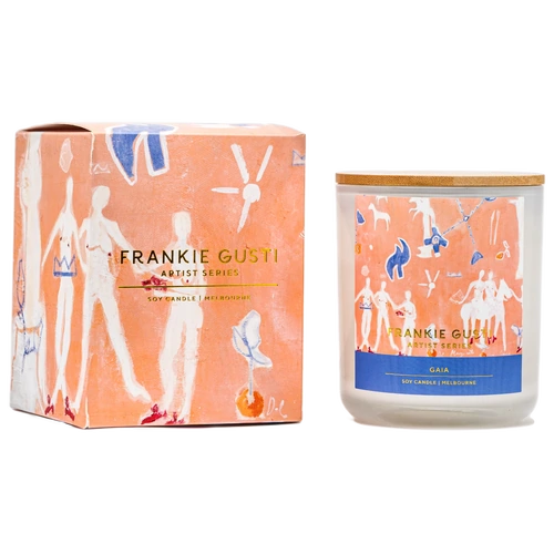 Frankie Gusti Artist Series Bonnie Gray Candle - Gaia