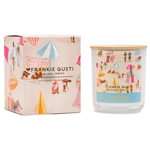 Frankie Gusti Holiday Series Janey Forbes Candle - Coconut Surf