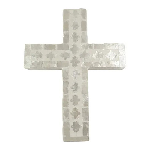 Coast to Coast Cheyenne Inlay Cross 20x26cm - Ivory