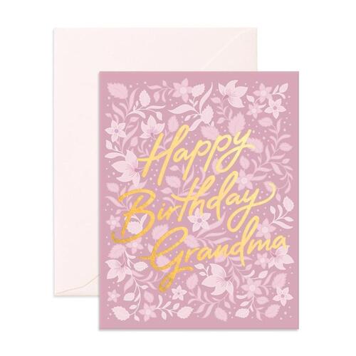 Fox & Fallow Happy Birthday Grandma Card